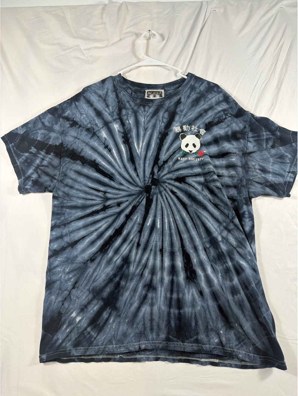Riot Society Tie-Dye Panda Graphic T-Shirt XL
